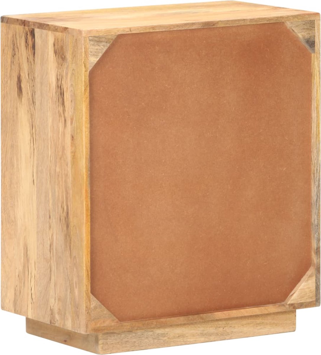 Vidaxl Dressoir 60x35x70 Cm Massief Mangohout - Bruin