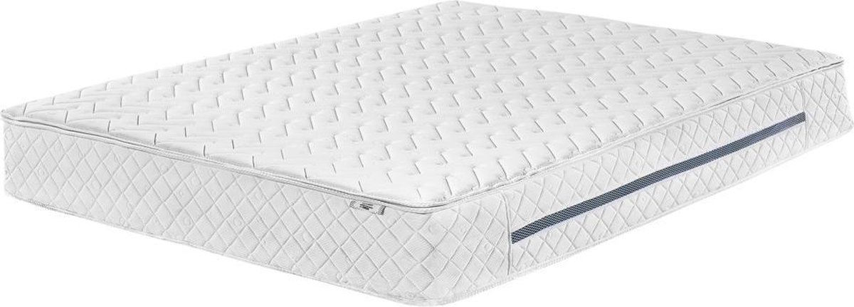 Beliani Glory Matras Polyester 200 X 140 Cm - Blanco