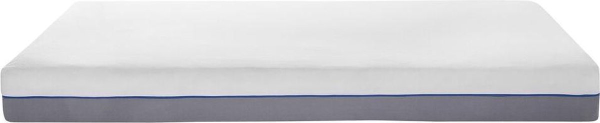 Beliani Glee Matras Polyester 200 X 160 Cm - Grijs