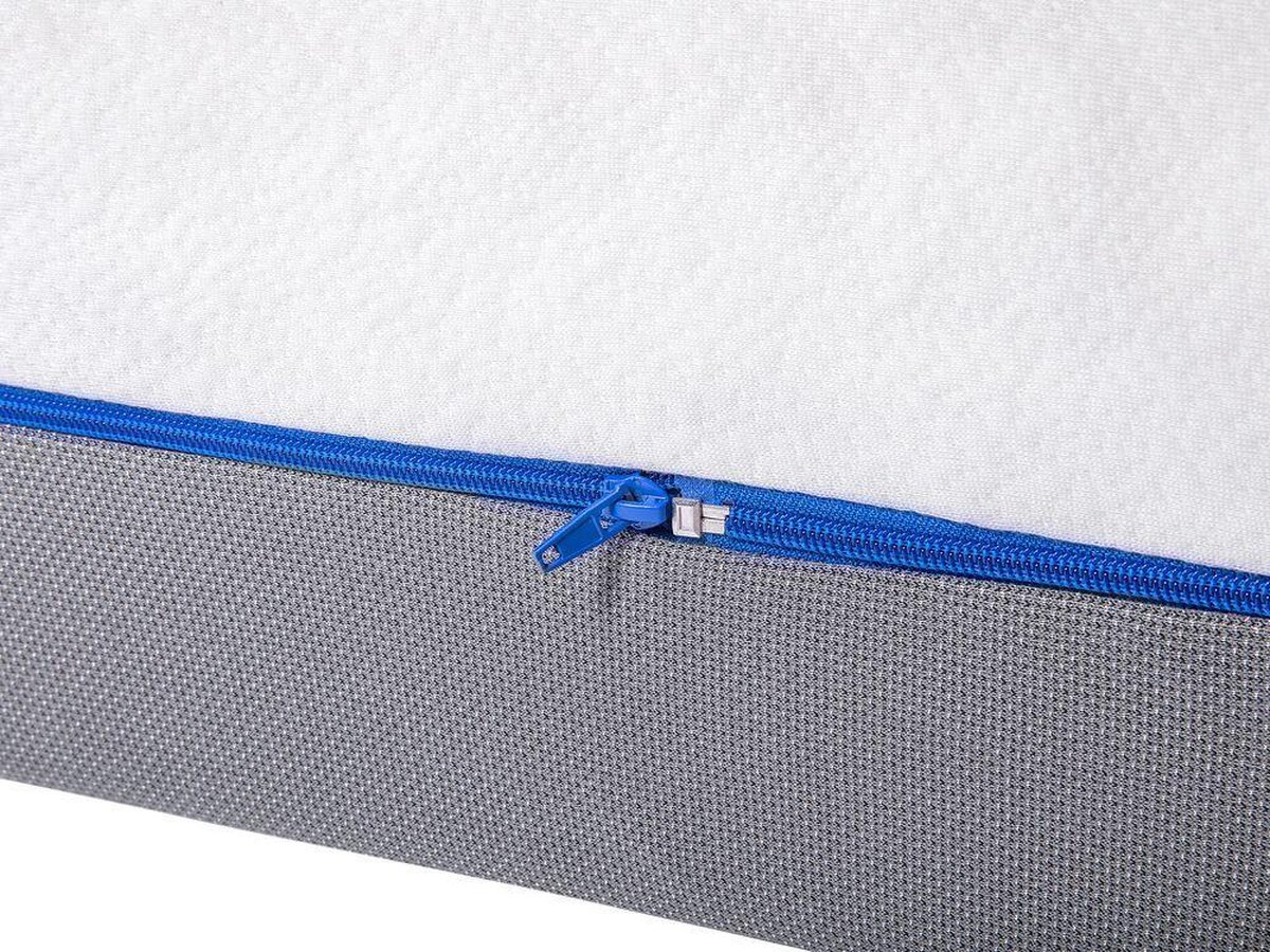 Beliani Glee Matras Polyester 200 X 160 Cm - Grijs