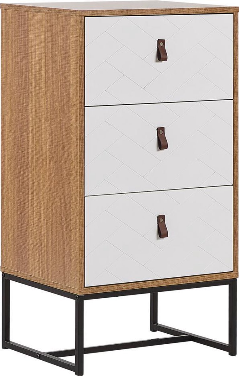 Beliani Nueva Dressoir Mdf 38 X 49 Cm - Bruin