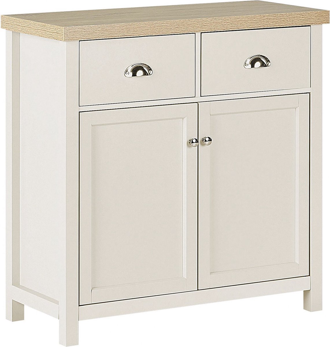 Beliani Clio Commode Spaanplaat 35 X 79 Cm - Bruin