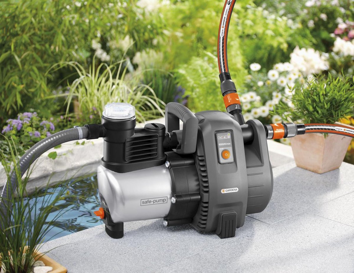 GARDENA Beproeiingspomp Premium 6000/6 Inox | 1300 Watt | 6000 l/h