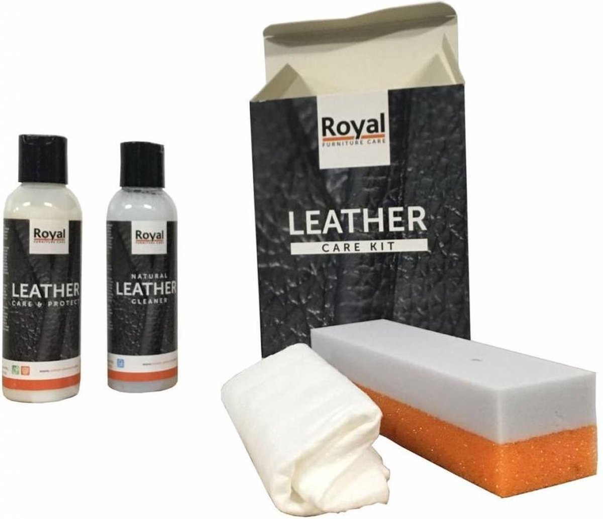 Furniture Care Leather Care Kit - Care & Protect - 2x 250ml - Oranje
