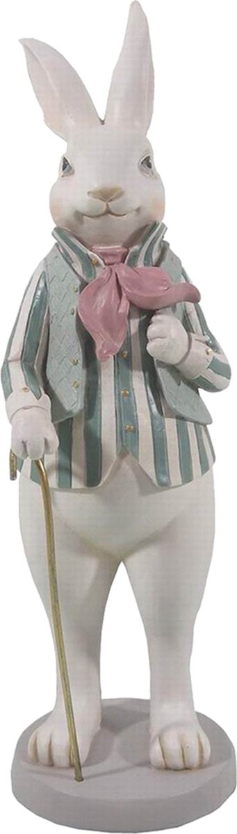 Clayre & Eef Decoratie Konijn Jongen - 12*9*31 Cm - Multi - Polyresin - - 6pr3145