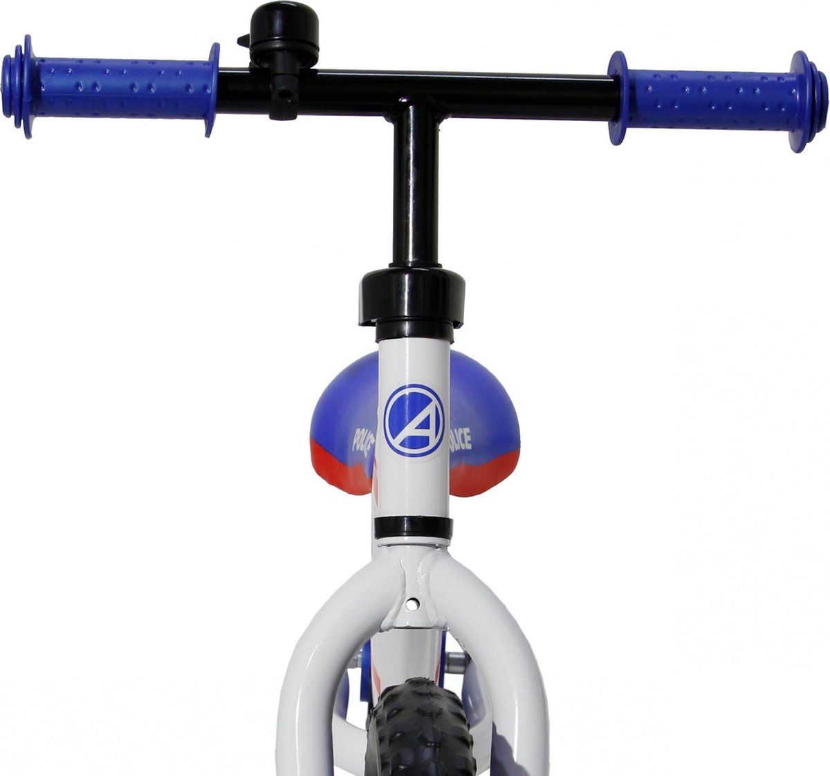 Amigo Police Loopfiets Met 2 Wielen 12 Inch Junior - Wit