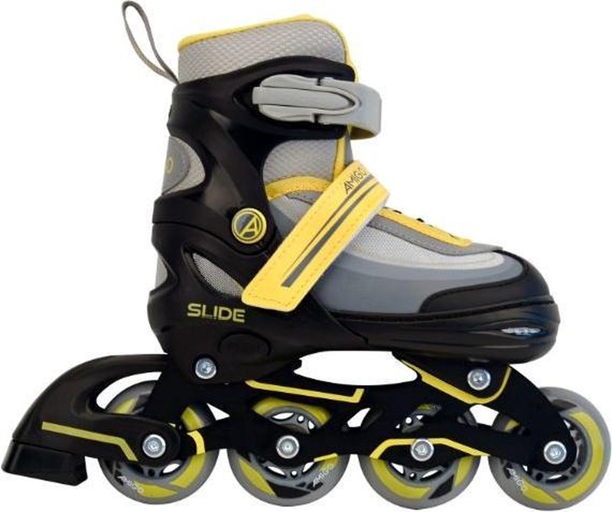 Amigo Skates 2-in-1 Slide Junior Polypropyleen/geel - Zwart