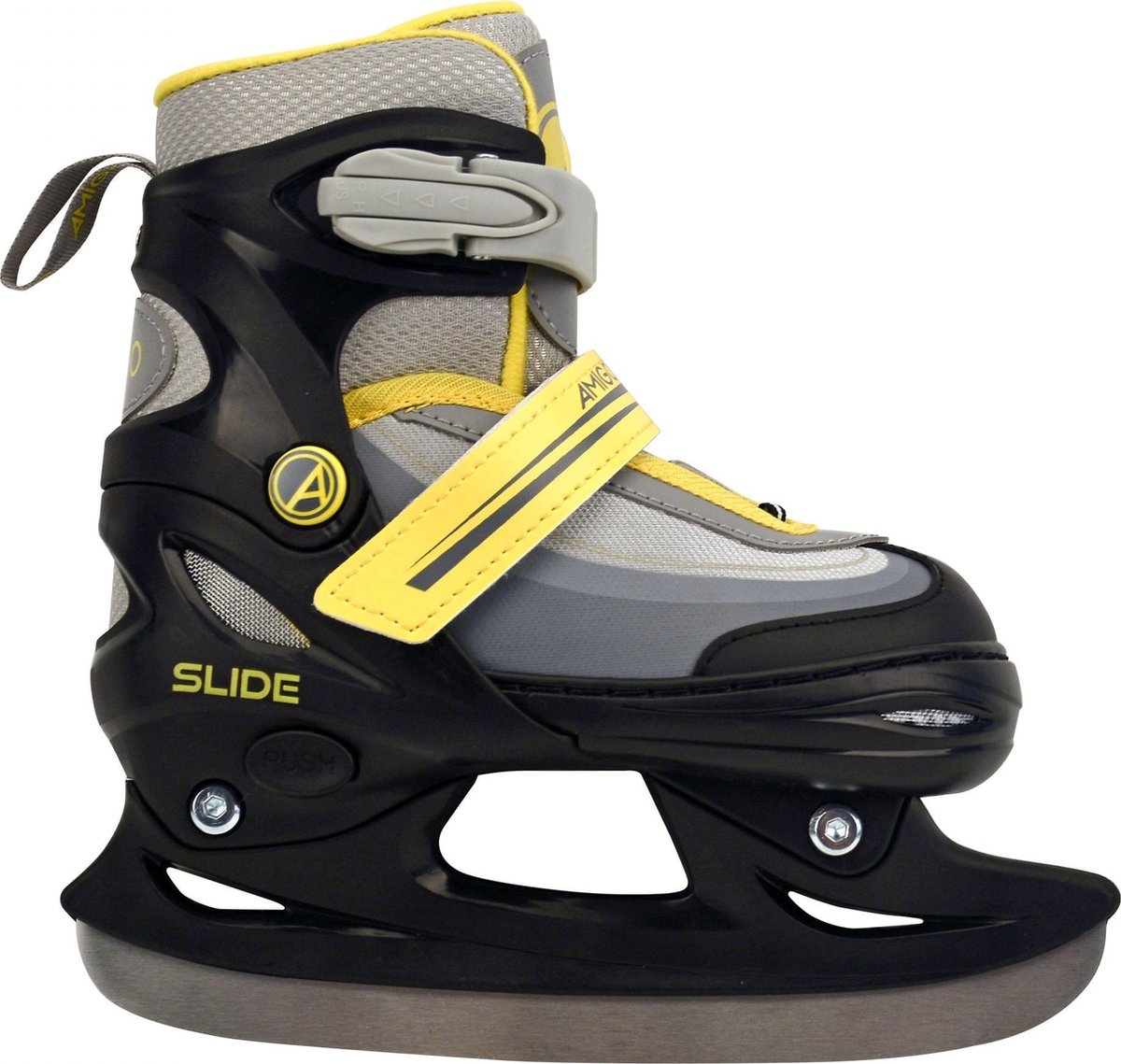 Amigo Skates 2-in-1 Slide Junior Polypropyleen/geel - Zwart