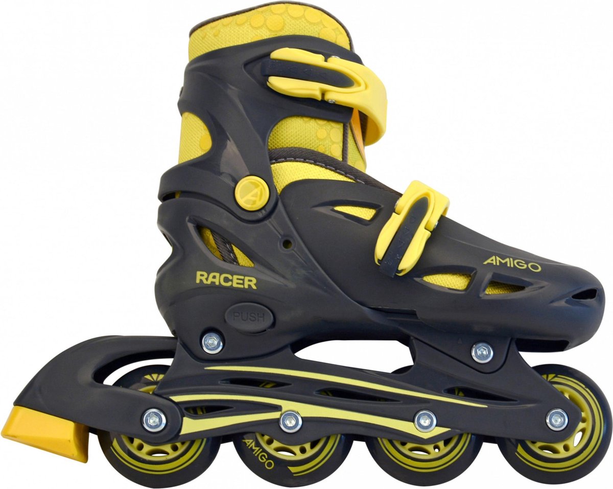 Amigo Inlineskates Racer Junior Polypropyleen - Geel