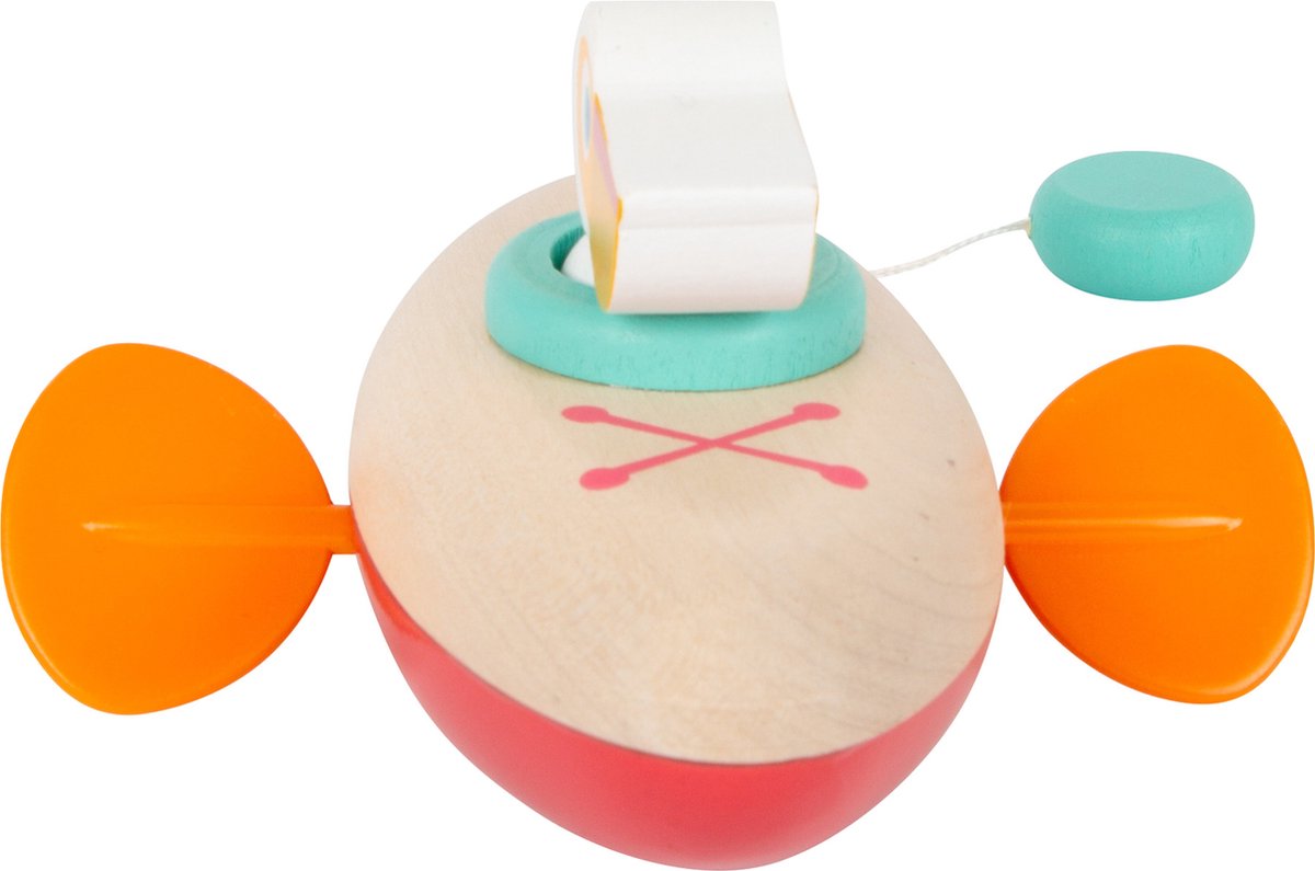 Small Foot Badspeelgoed Pelikaan Junior 14 X 12 Cm Hout - Rood