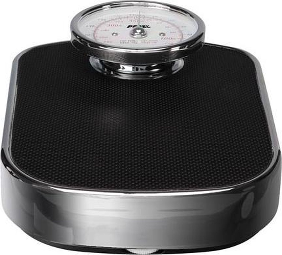 Perel Personenweegschaal Analoog 160 Kg - Zwart