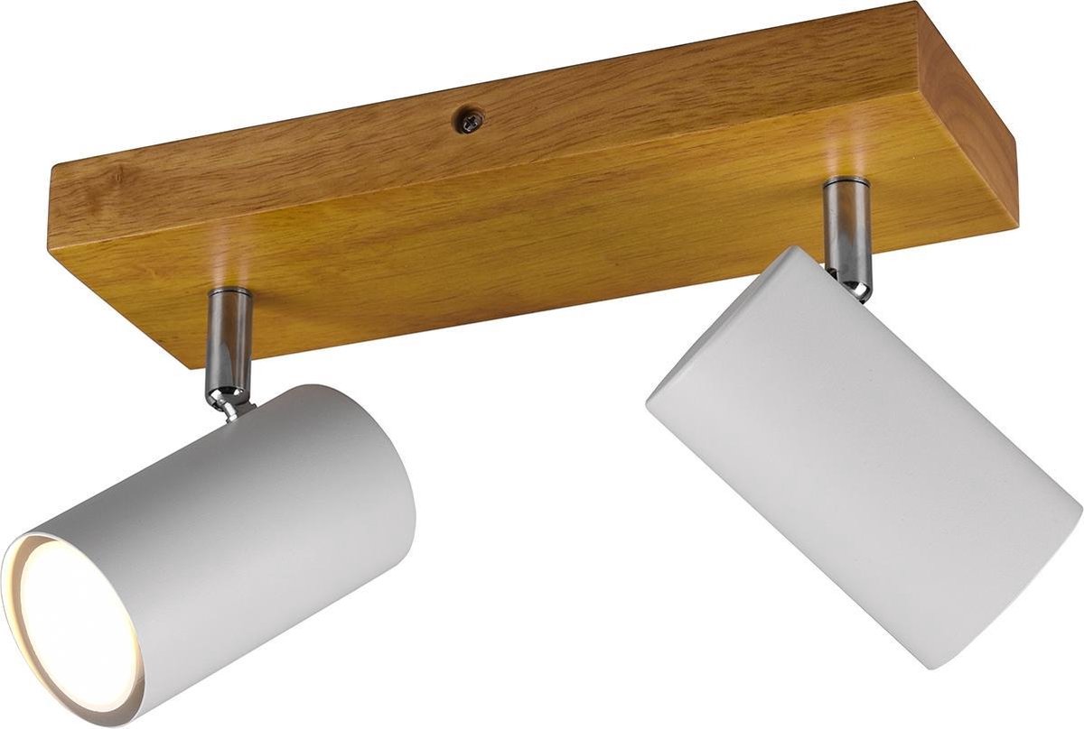 BES LED Led Plafondspot - Trion Milona - Gu10 Fitting - 2-lichts - Rond - Mat - Aluminium - Wit