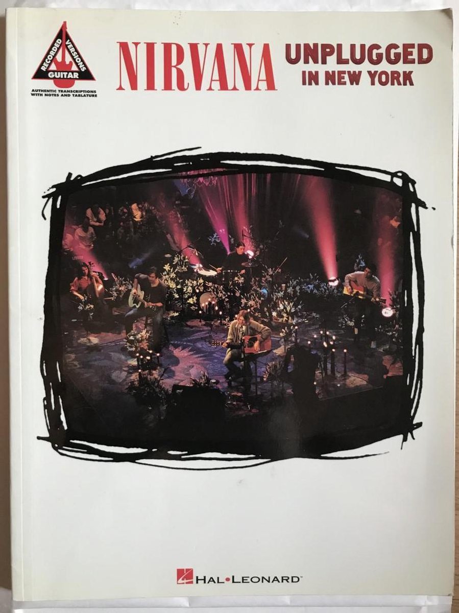 Hal Leonard - Nirvana - Unplugged in New York