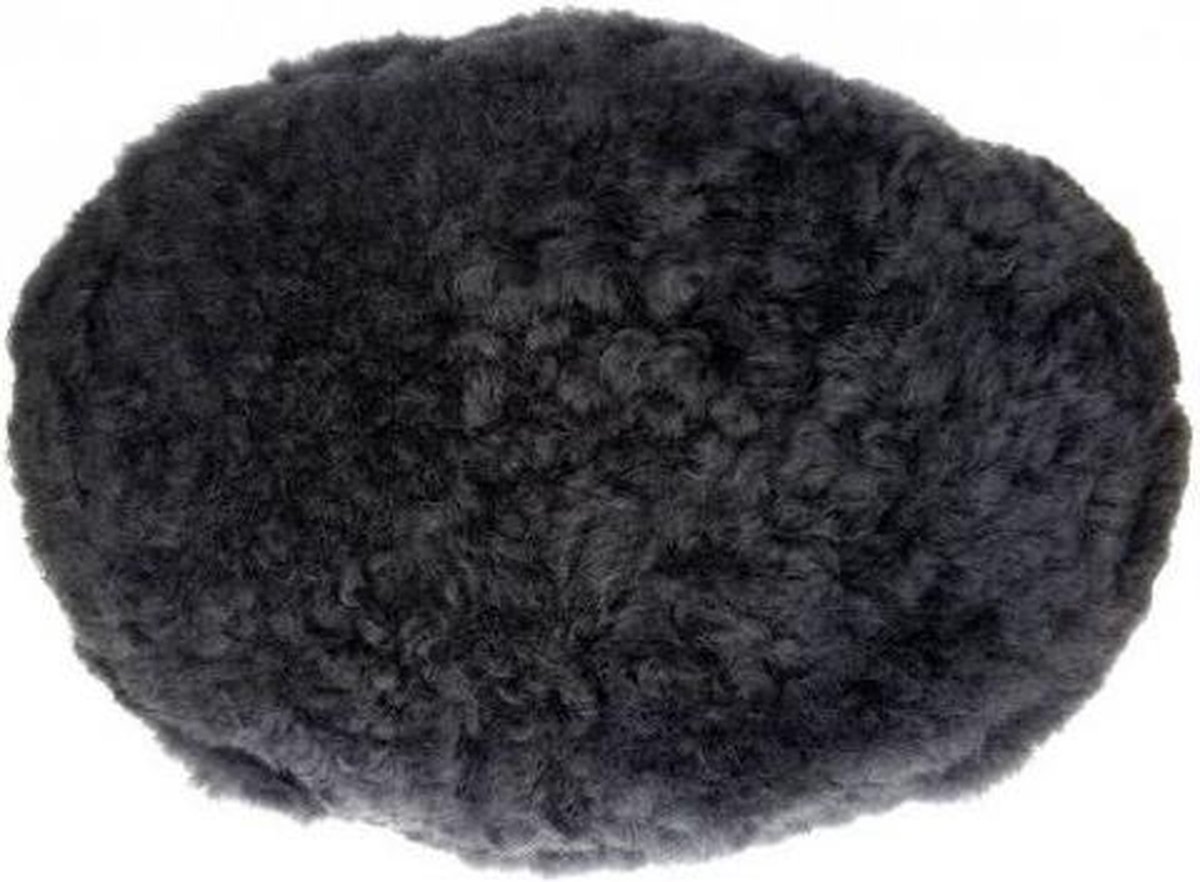 HZB Zadeldekje Rokzadel 22 X 18 Cm Schapenvacht - Grijs