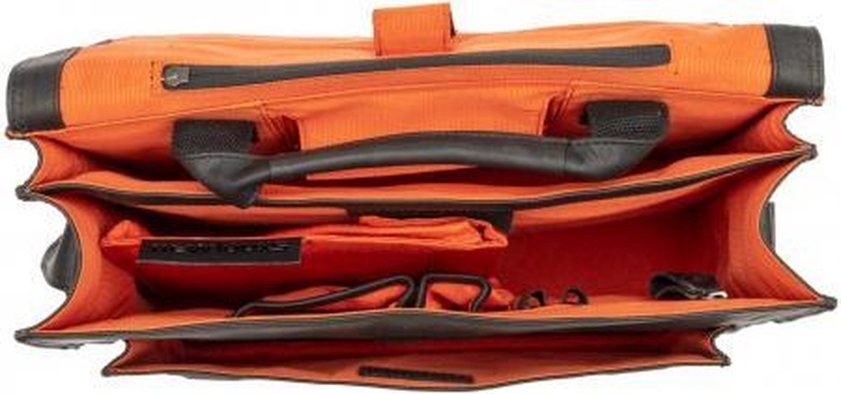 New Looxs Fietstas Laptop Fellini 40 X 32 Cm 18 Liter Leer - Bruin