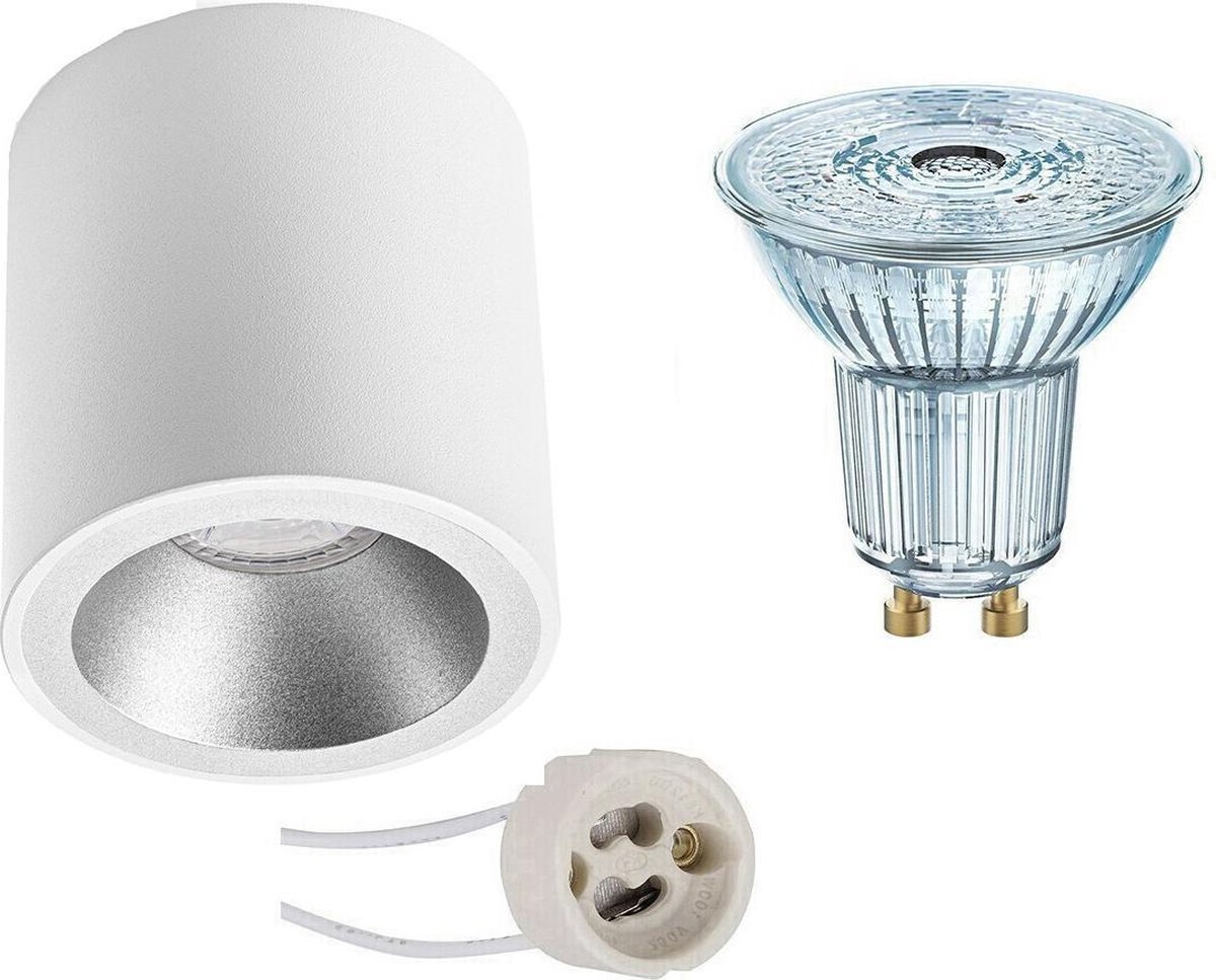 Osram - Opbouwspot Set - Parathom Par16 940 36d - Pragmi Cliron Pro - Gu10 Fitting - Dimbaar - Opbouw Rond - Mat