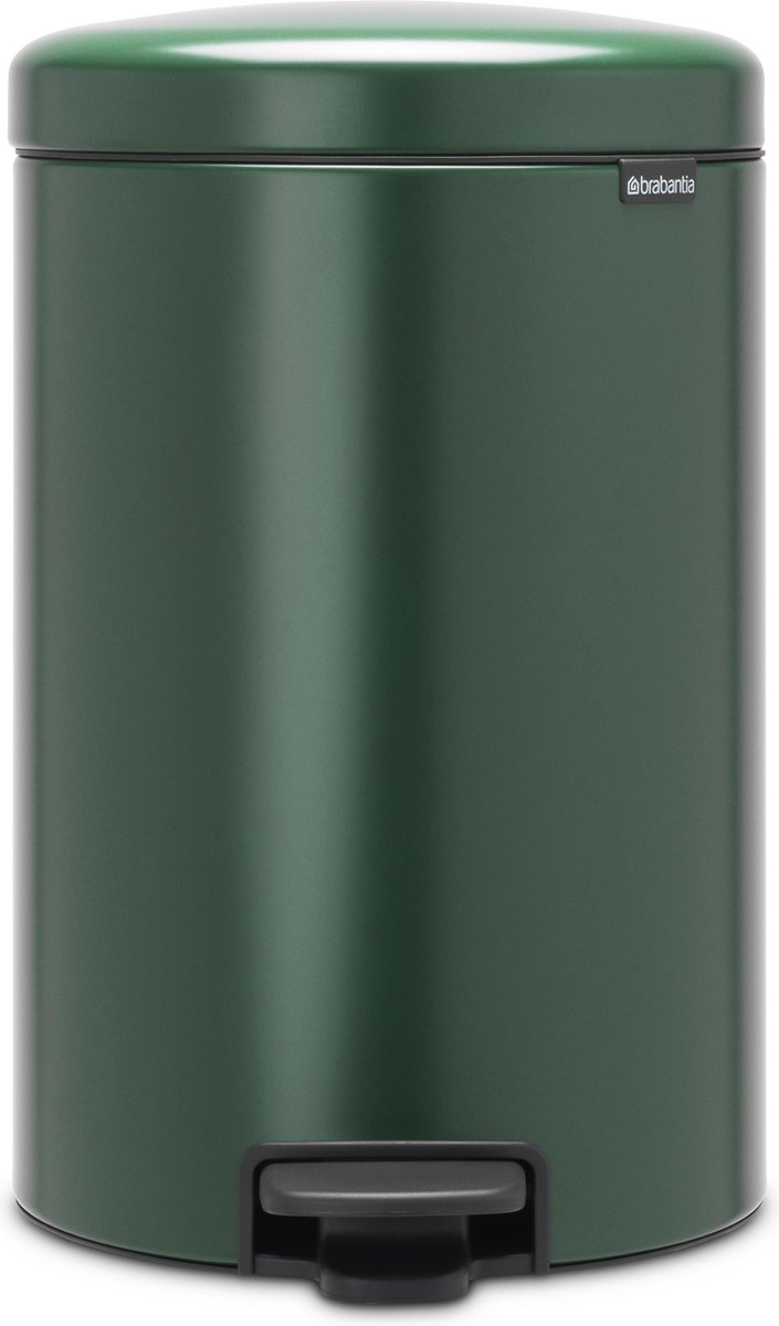 Brabantia Newicon Pedaalemmer 20 Liter Met Kunststof Binnenemmer - Pine Green - Groen