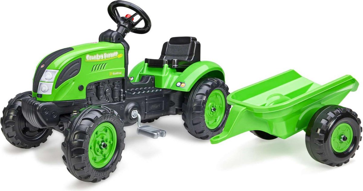 Falk Traptractor Country Farmer - Groen
