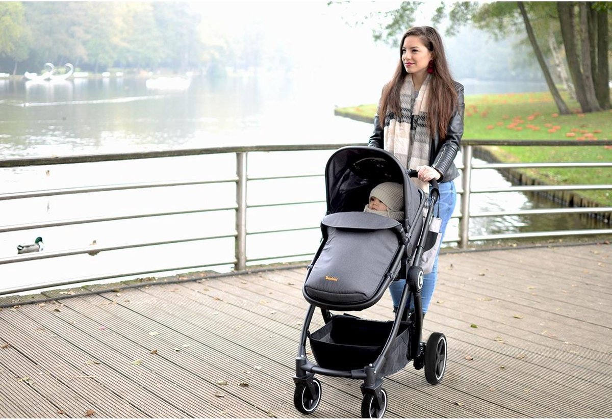 Baninni Kinder-/wandelwagen Otto 3-in-1 Olijf - Groen