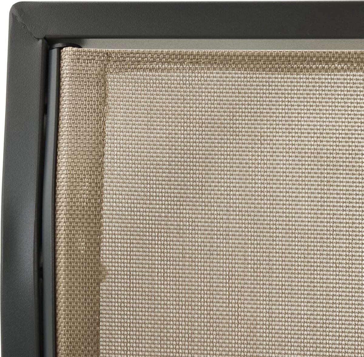 Vidaxl Schommelbank Met Luifel Antraciet En Zandkleurig