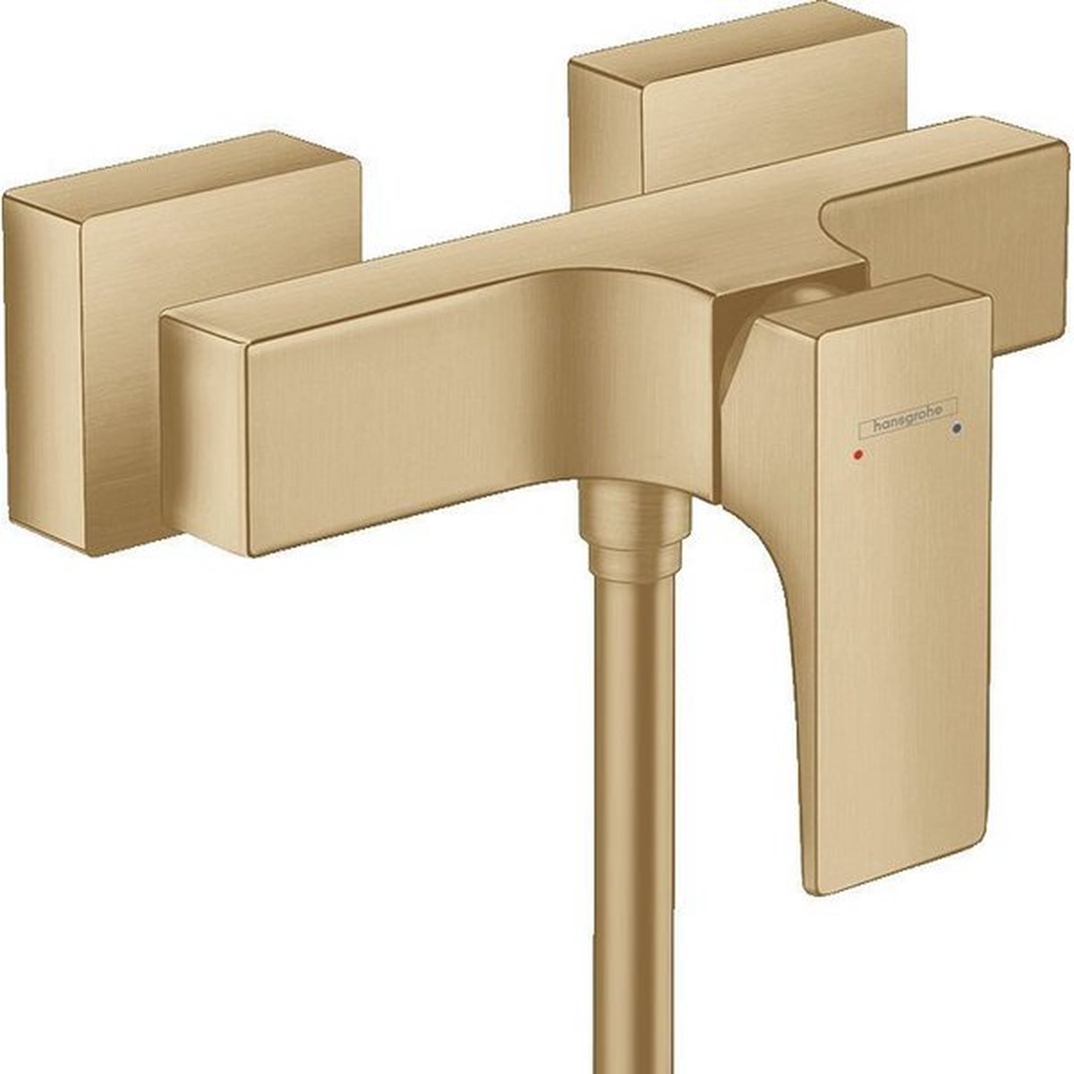 Hansgrohe Metropol douchekraan met koppelingen brushed bronze 32560140