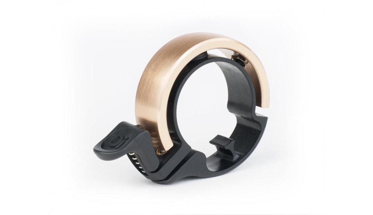 Knog Fietsbel Oi 1,5 Cm Aluminium/matkoper Maat S - Zwart