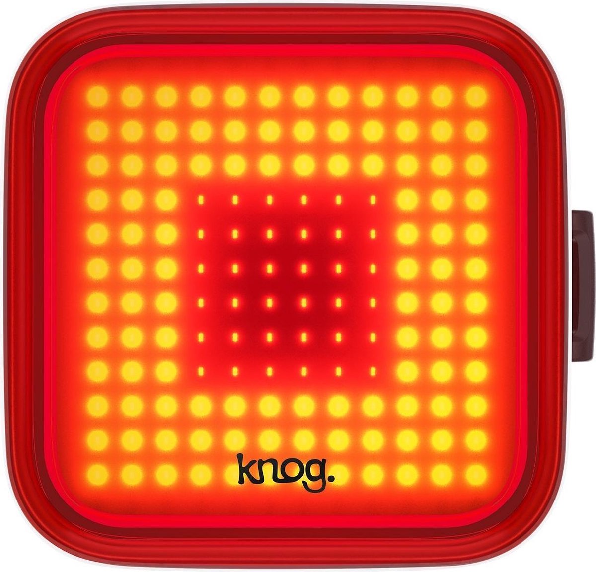 Knog Achterlicht Blinder Square 100 Lumen Oplaadbaar Led - Zwart