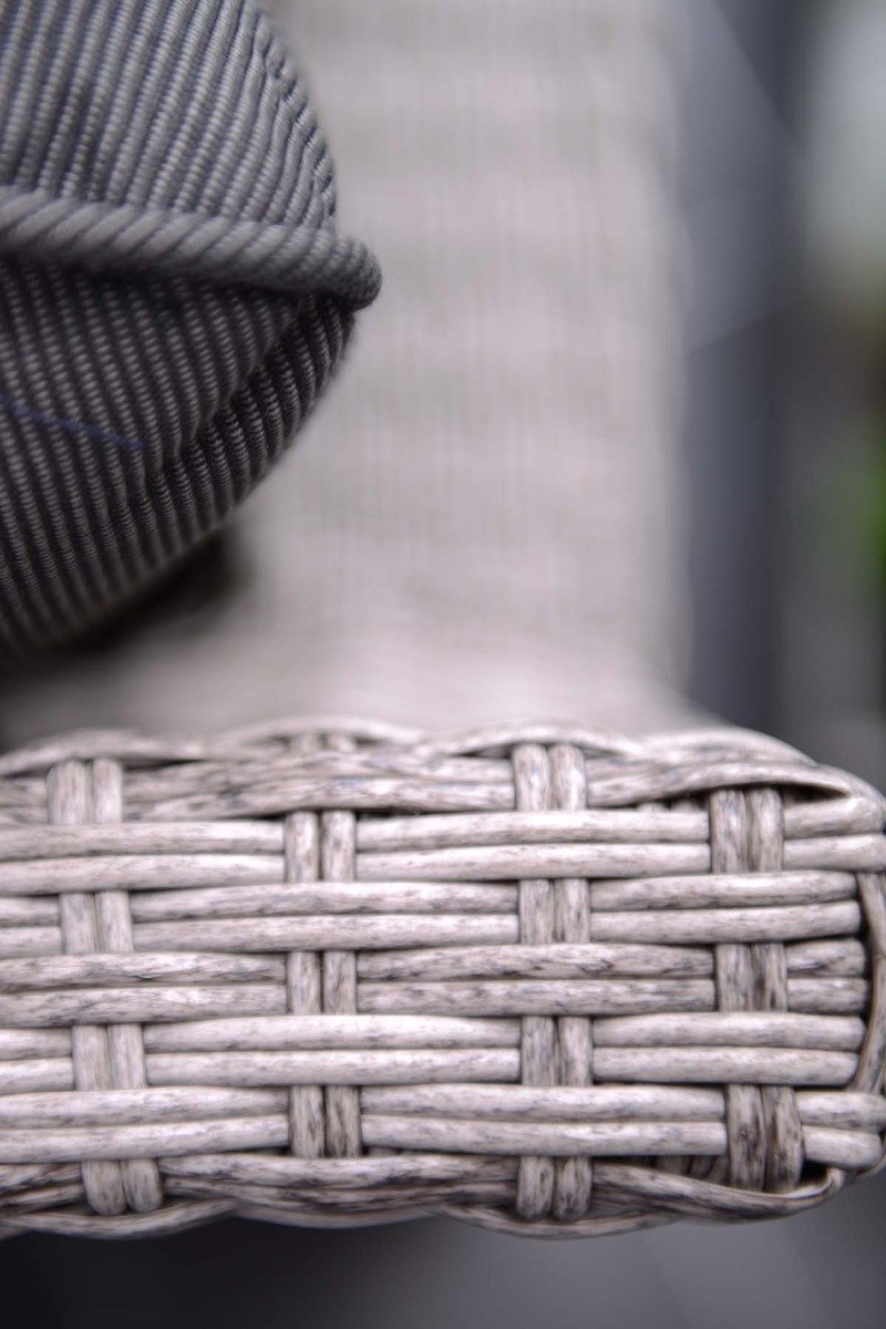 Garden Impressions Jaru Lounge Dining Set Incl. 2 Krukjes Rechts - Bruin