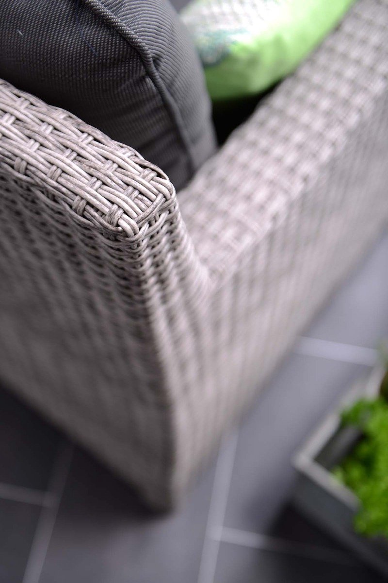 Garden Impressions Jaru Lounge Dining Set Incl. 2 Krukjes Rechts - Bruin