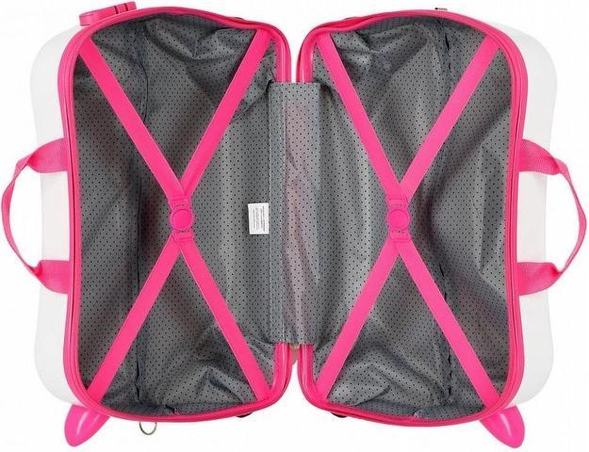 Disney Minnie Mouse Meisjes Abs Kinderkoffer Rol Zit 4 W - Roze