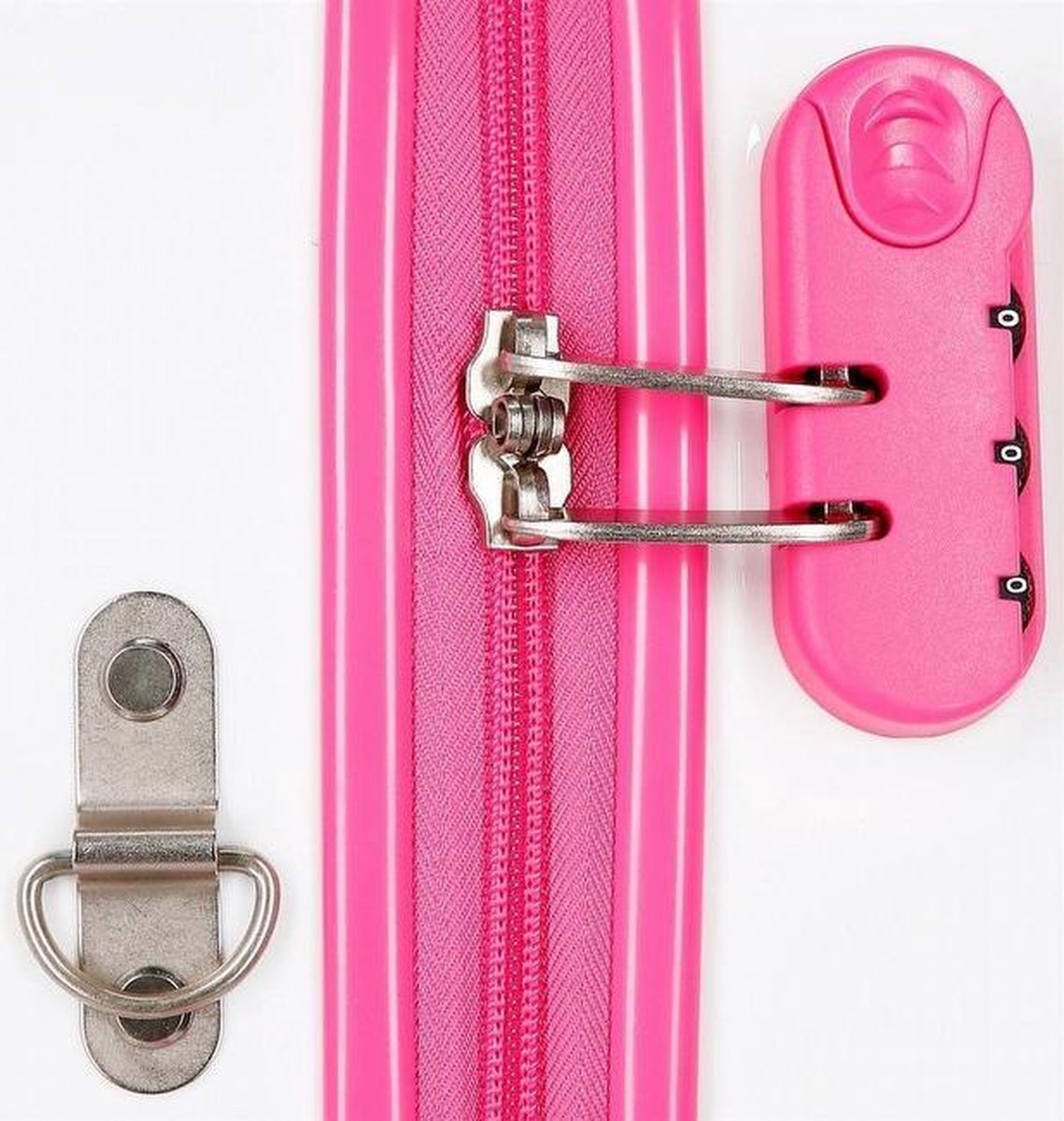 Disney Minnie Mouse Meisjes Abs Kinderkoffer Rol Zit 4 W - Roze