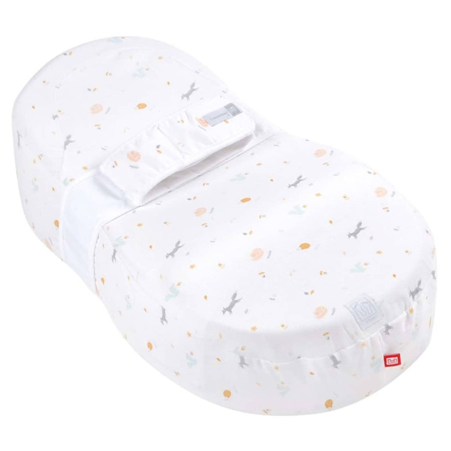 Red Castle Babymatras Cocoonababy Vrolijke Vos - Wit