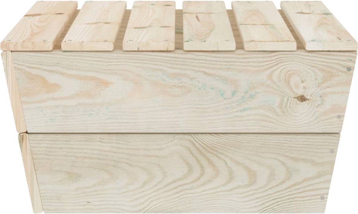 Vidaxl 2-delige Loungeset Geïmpregneerd Vurenhout - Bruin