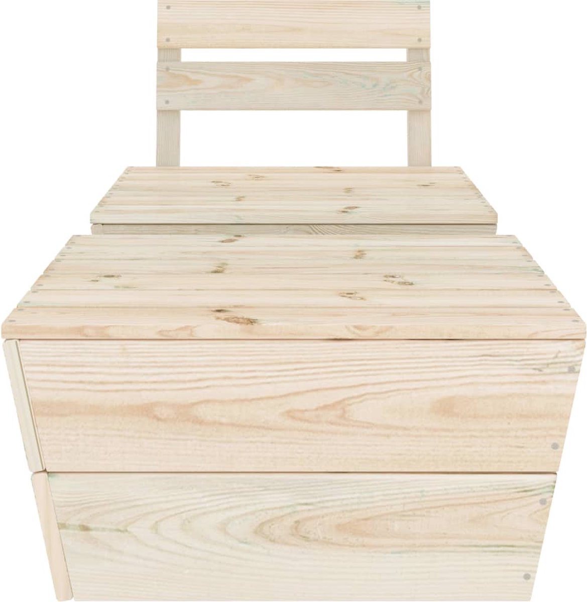 Vidaxl 2-delige Loungeset Geïmpregneerd Vurenhout - Bruin