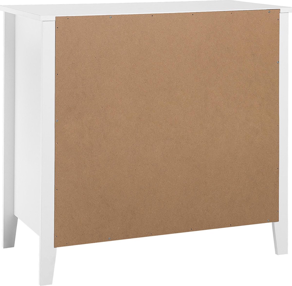 Beliani Donovan Commode Spaanplaat 40 X 80 Cm - Wit