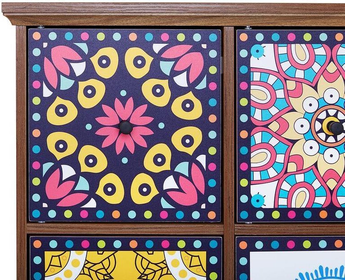 Beliani Kuma Commode Mdf 40 X 79 Cm - Bruin