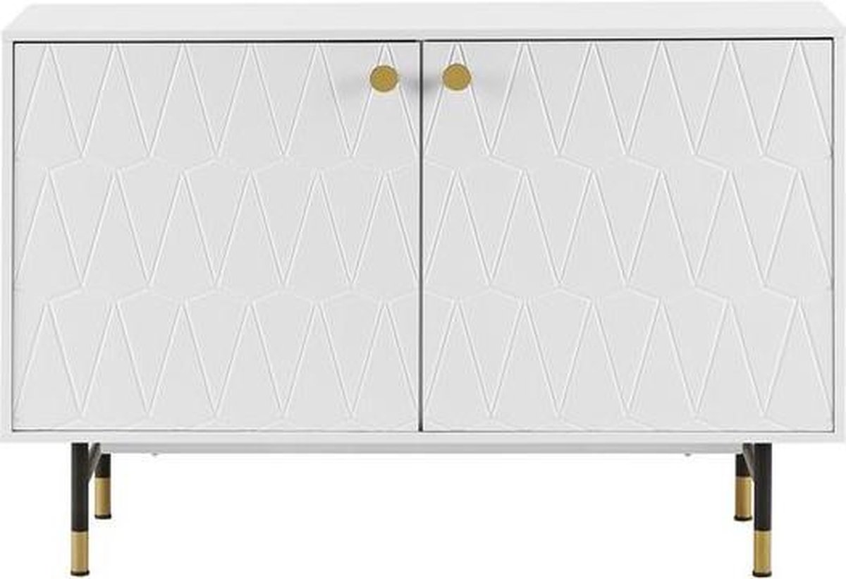 Beliani Adante Commode Mdf 40 X 120 Cm - Wit