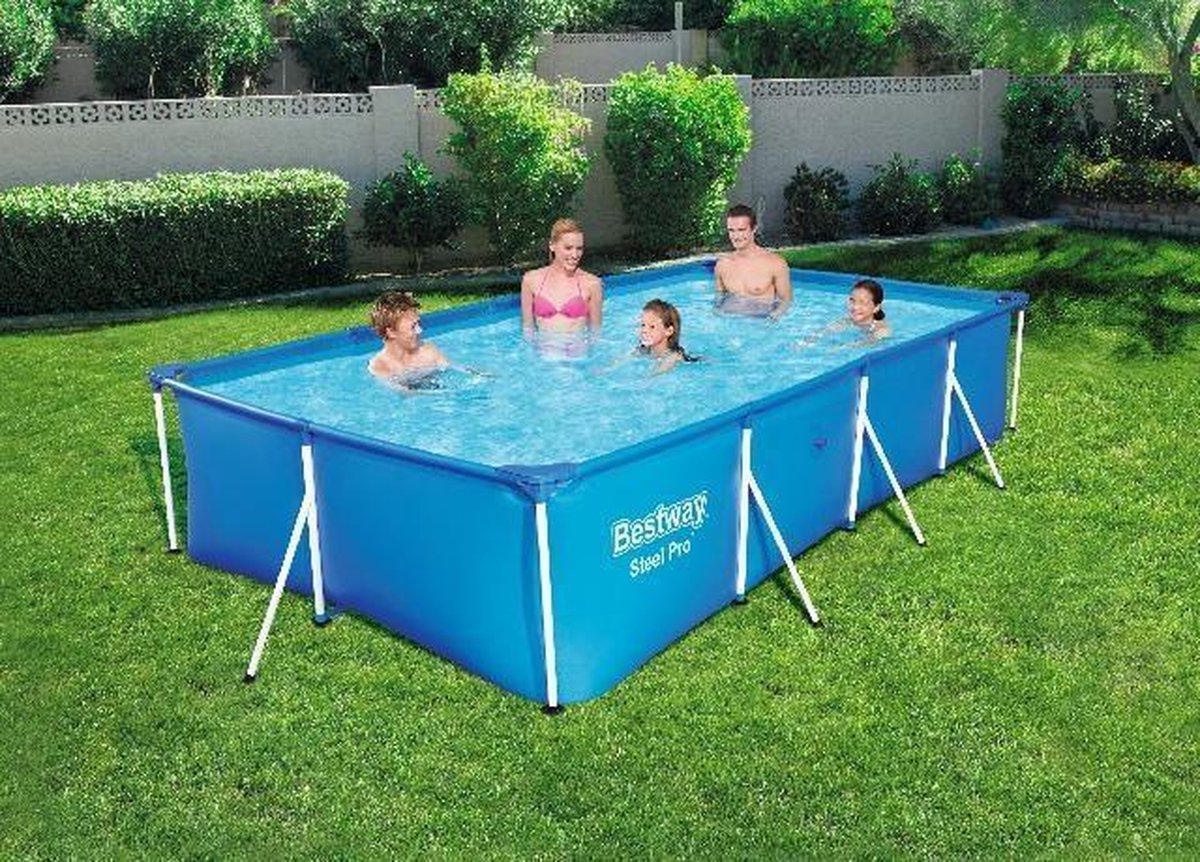 Bestway Steel Pro Frame Zwembad 400 X 211 X 81 Cm - Blauw