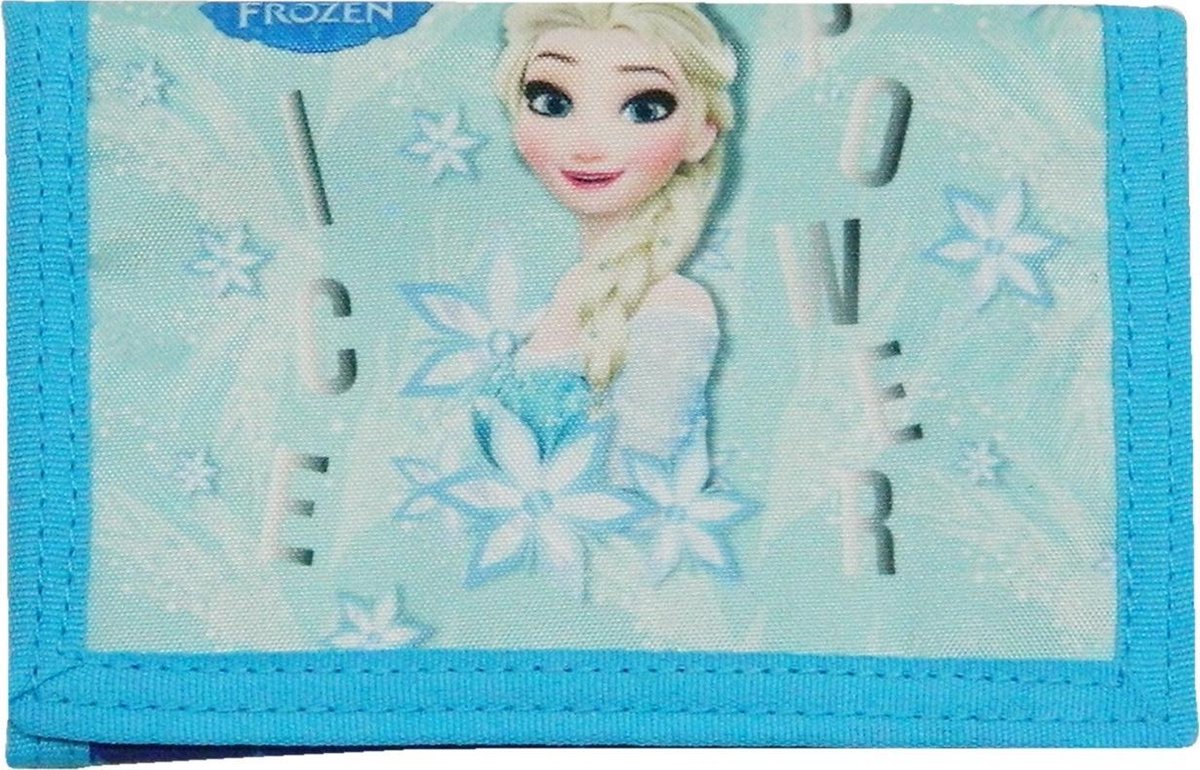 Disney Portemonnee Frozen 7,5 X 13 Cm - Blauw