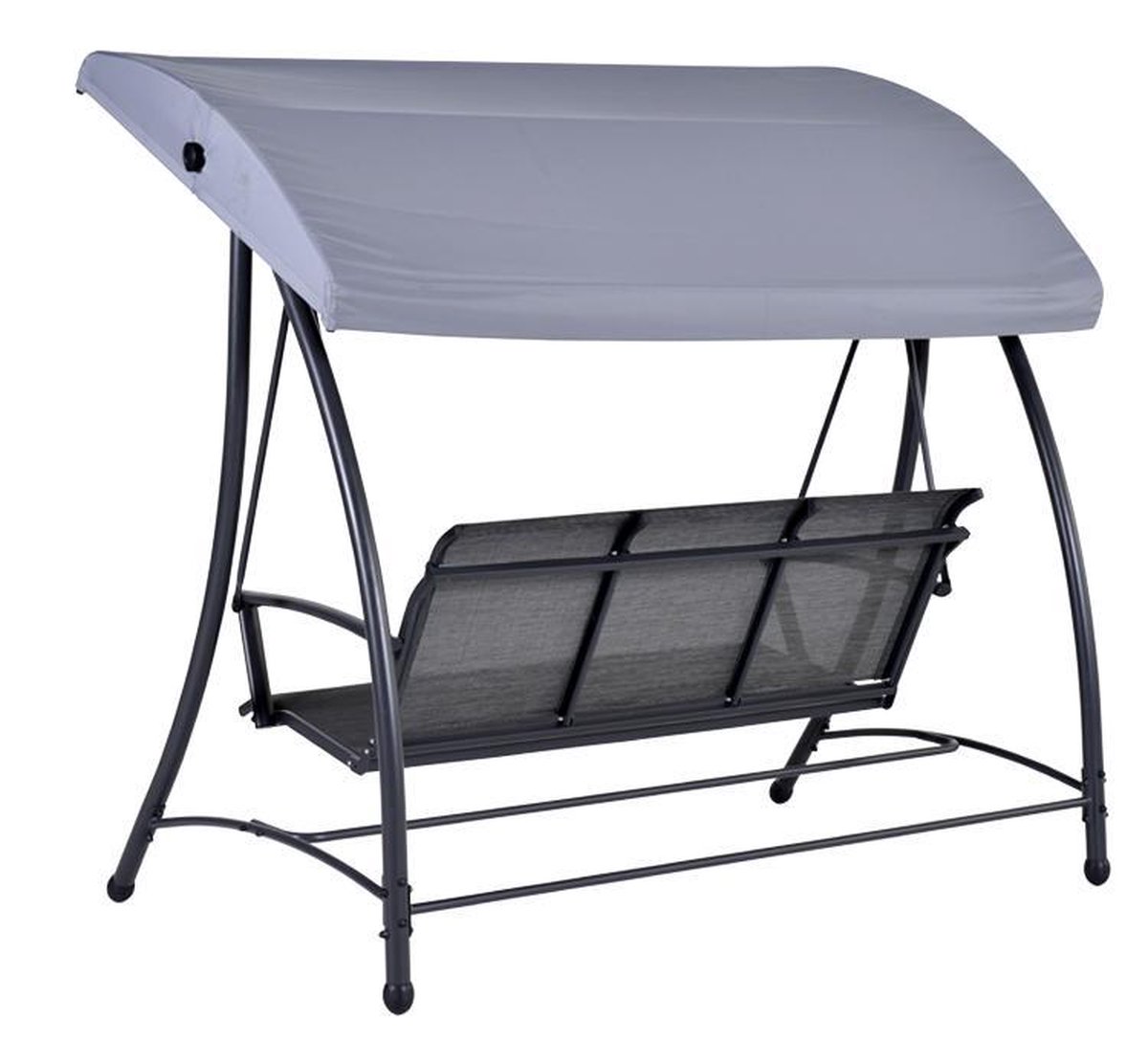 Garden Impressions Rubens Schommelbank 3-zits Donker-antraciet - Grijs