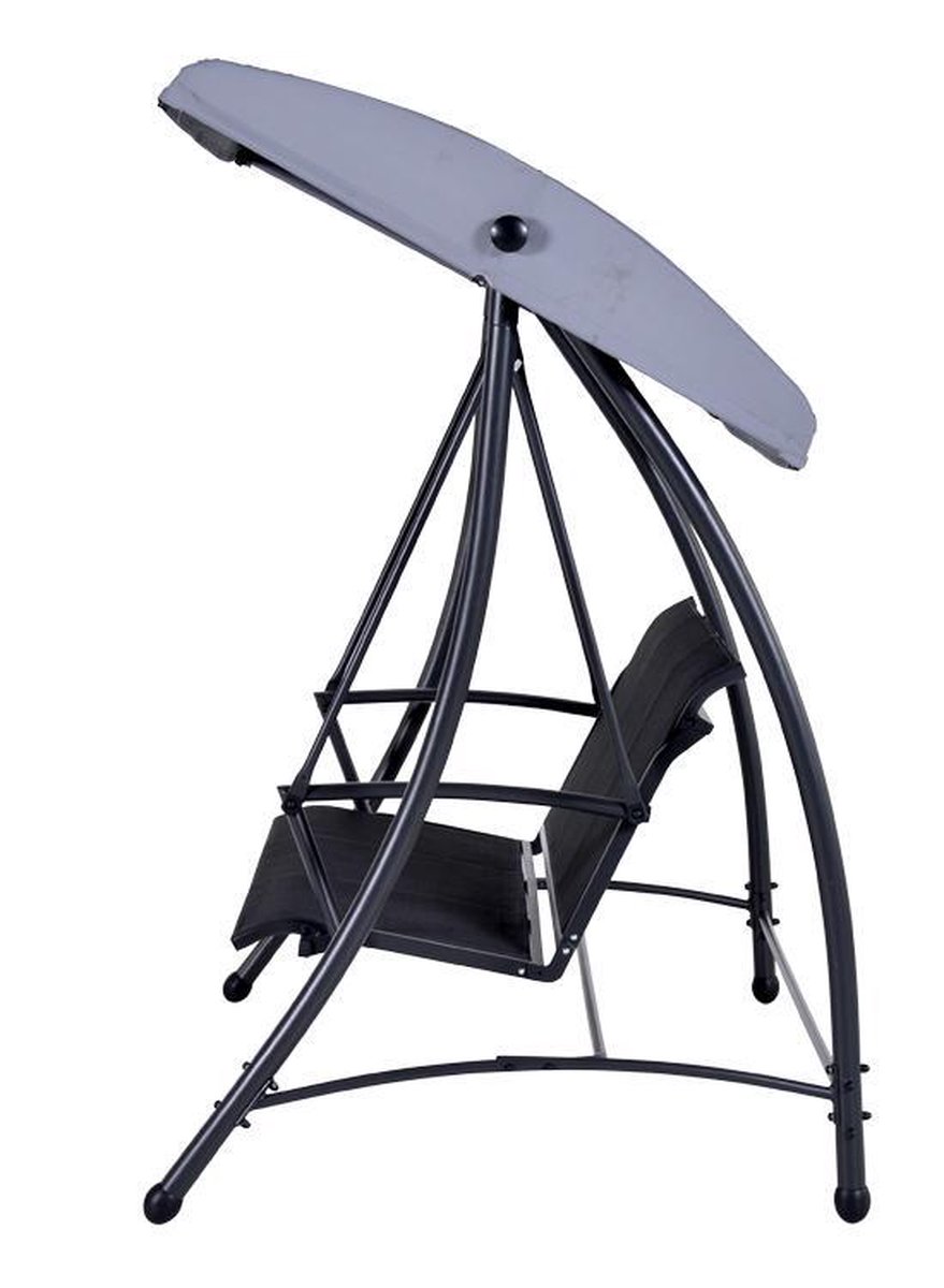 Garden Impressions Rubens Schommelbank 3-zits Donker-antraciet - Grijs