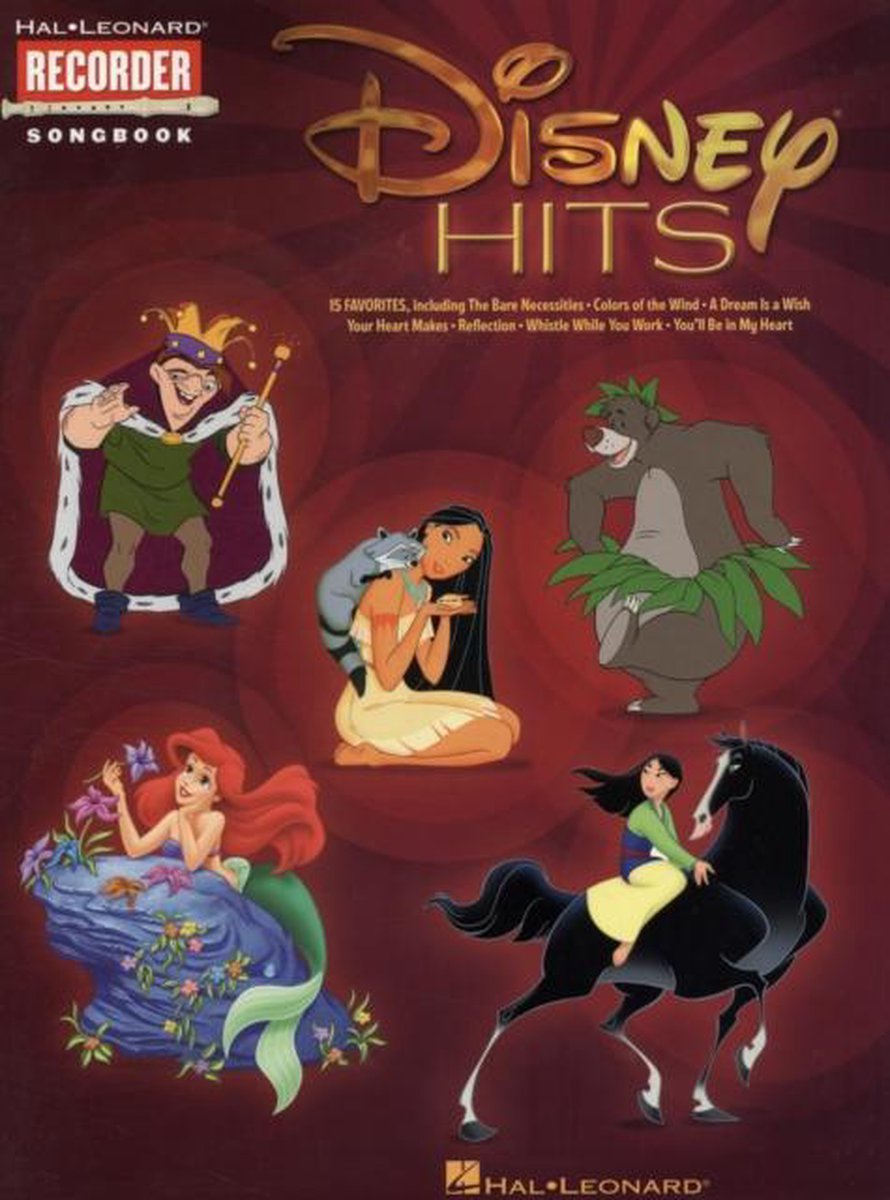 Hal Leonard - Disney Hits For Recorder