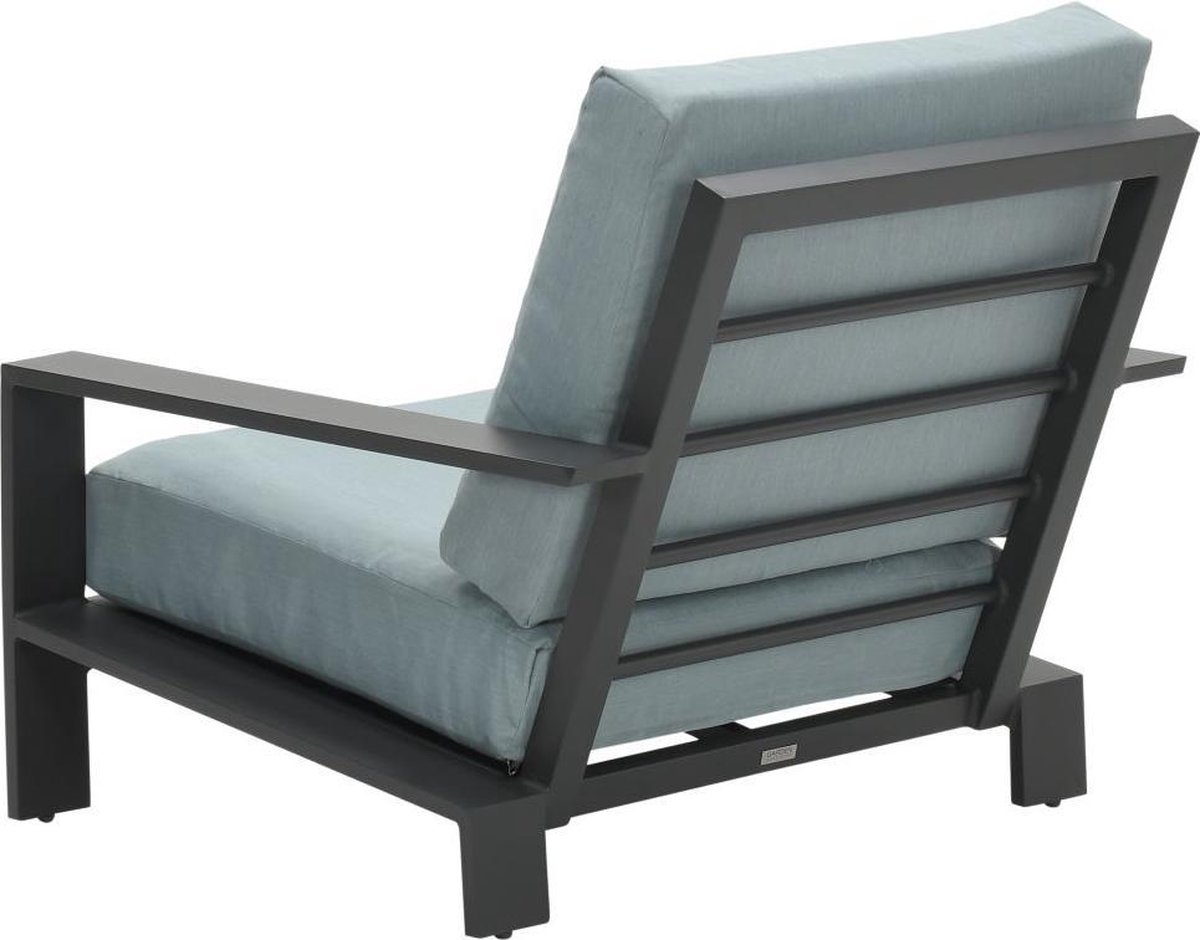 Garden Impressions Coba Lounge Tuinstoel - Mint Grey - Grijs