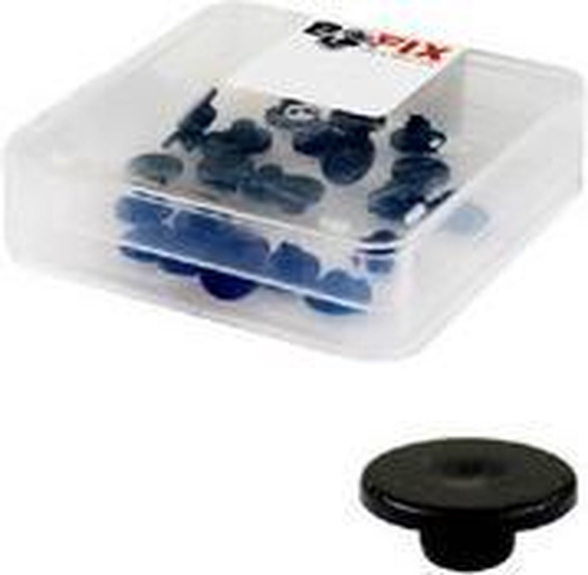 Bofix Afdekdop Inbus M6 (25 Stuks) (291813) - Zwart