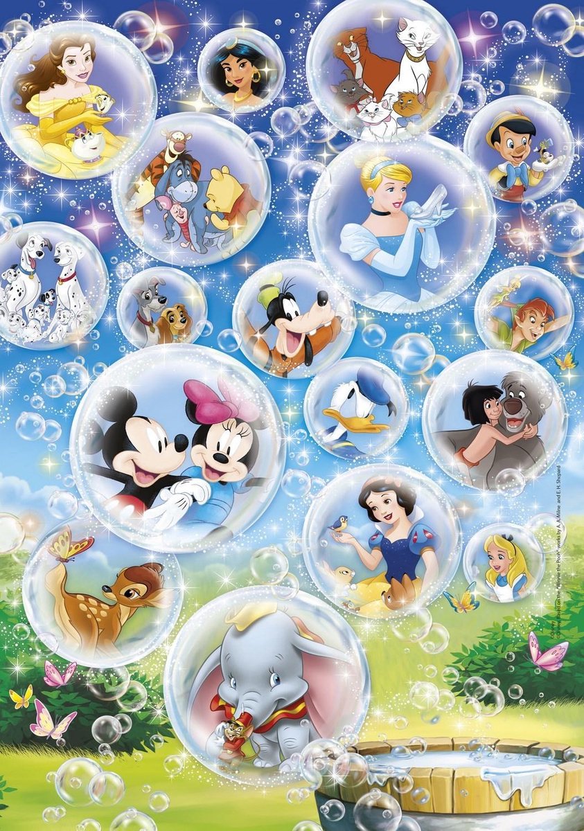 Clementoni Supercolor Legpuzzel Disneyfiguren 60 Stukjes