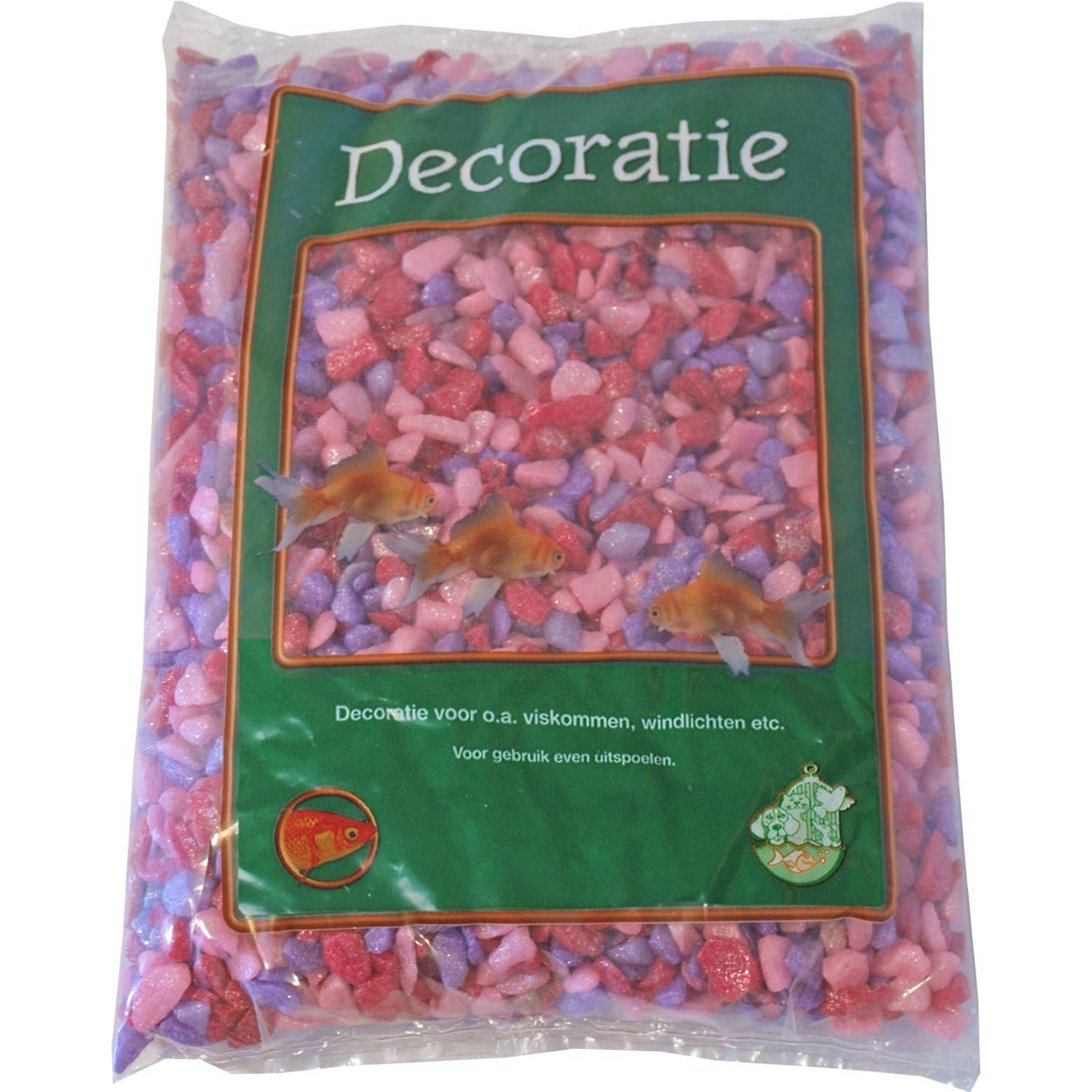 Gebr. de Boon Zak A 1 Kg Glitter Gravel Mix - Roze