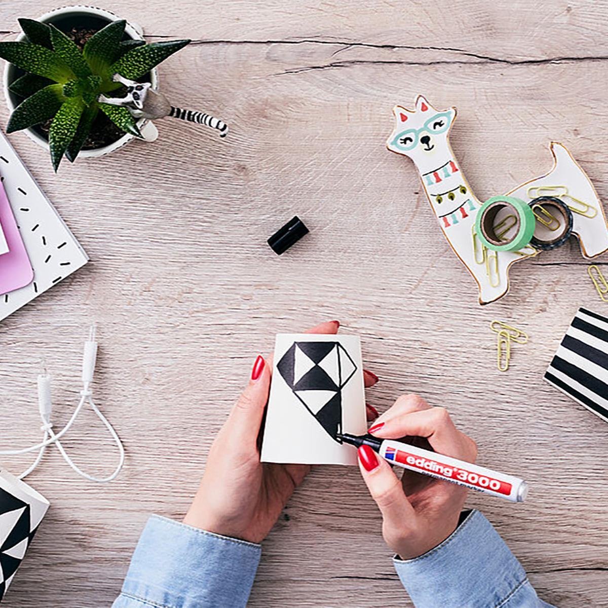 Edding Permanent Marker 3000 - Zwart