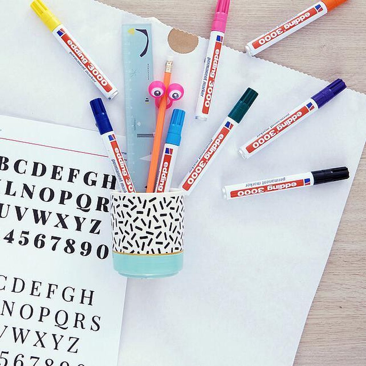 Edding Permanent Marker 3000 - Zwart