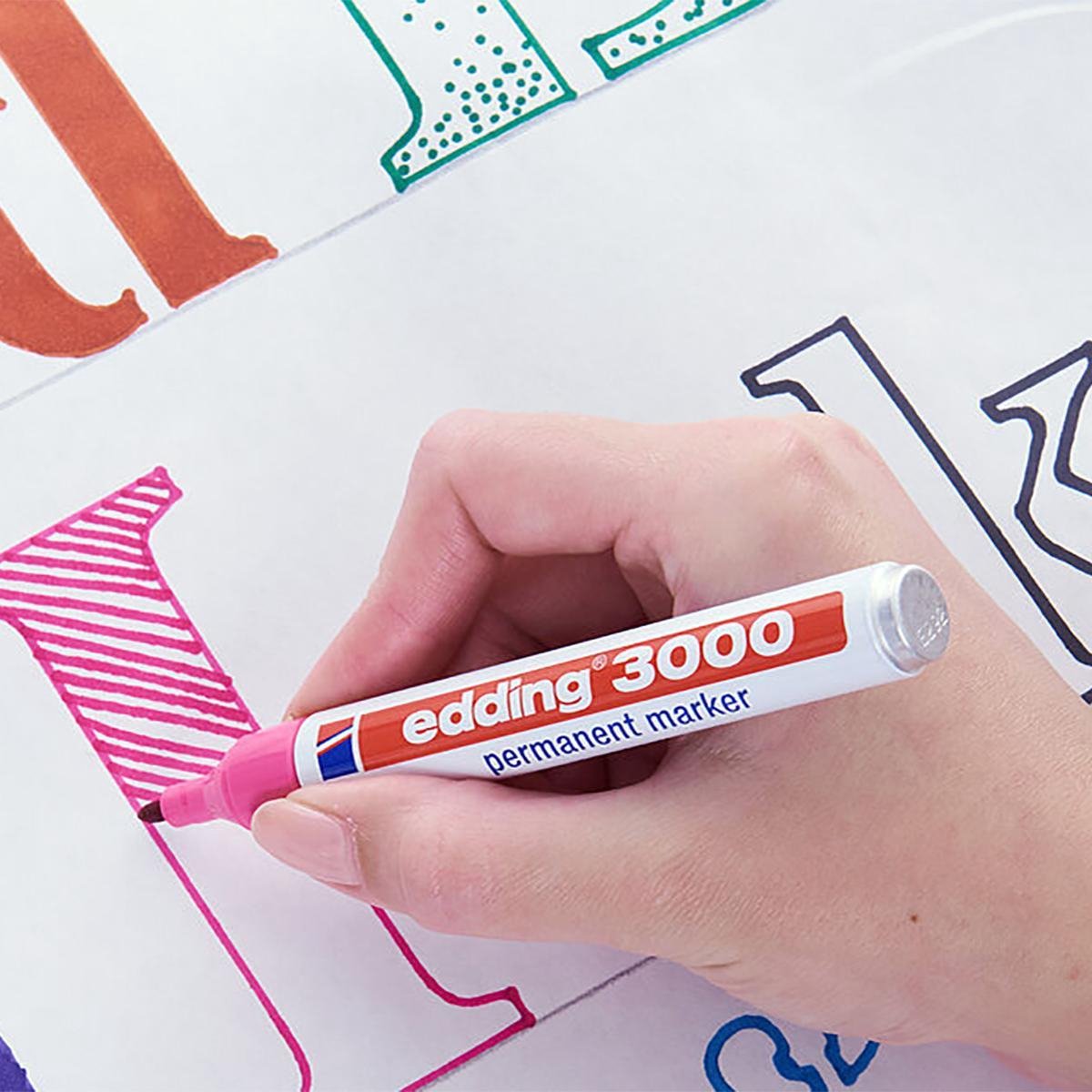 Edding Permanent Marker 3000 - Zwart