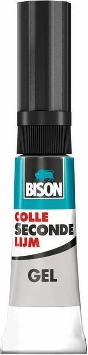Bison Secondelijm Gel 3gr Tube Blisterkaart